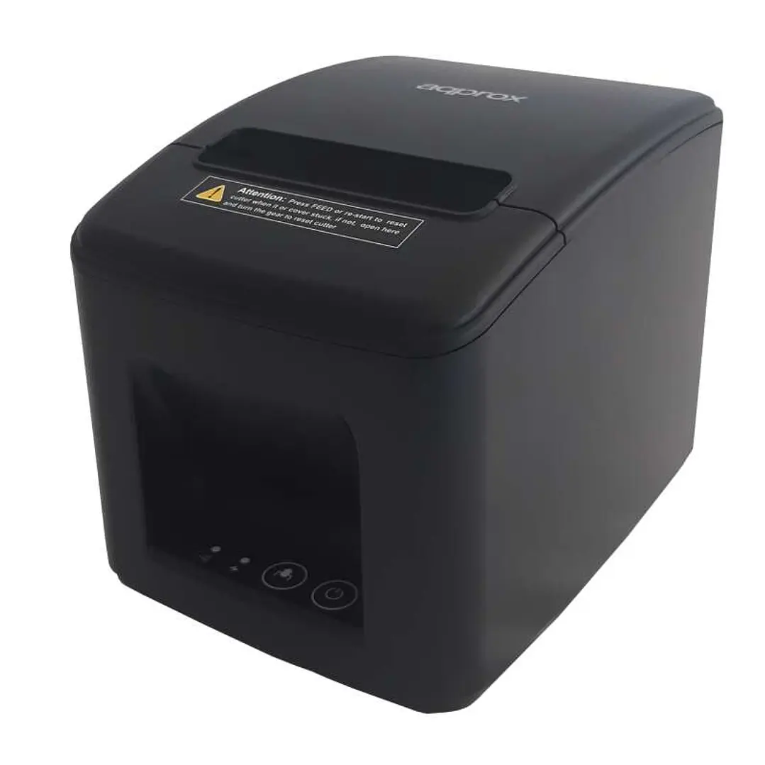 Approx Impresora Termica de Recibos - Resolucion 203dpi - Velocidad 200mm/s - USB, RJ45, RJ11 - Auto-Corte y Corte Manual 1