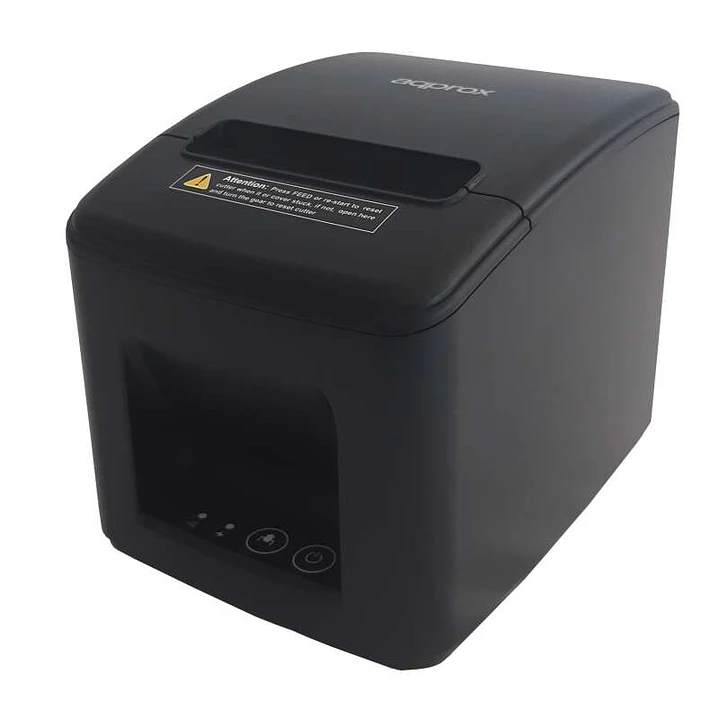Approx Impresora Termica de Recibos - Resolucion 203dpi - Velocidad 200mm/s - USB, RJ45, RJ11 - Auto-Corte y Corte Manual 1