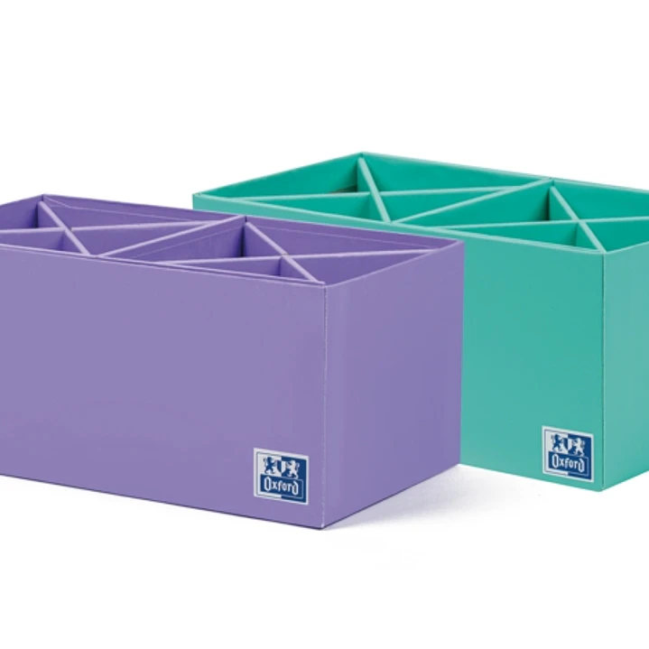Oxford Portabolis en Cruz 2x4 - Organizador de Boligrafos - Diseño en Forma de Cruz - Capacidad para 8 Boligrafos - Ideal para Escritorio 1