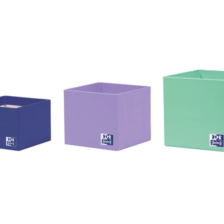 Oxford Portabolis 3 Cubiletes - Organizador de Escritorio - Incluye 3 Compartimentos - Diseño Compacto y Funcional 1