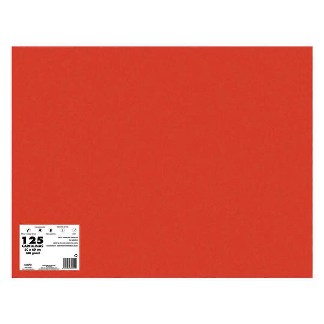 Dohe Cartulinas de Colores de 180 G/M2 - PH Neutro - Libres de Cloro Elemental - Colorantes Directos Biodegradables - para Impresion Offset, Inyeccion 1