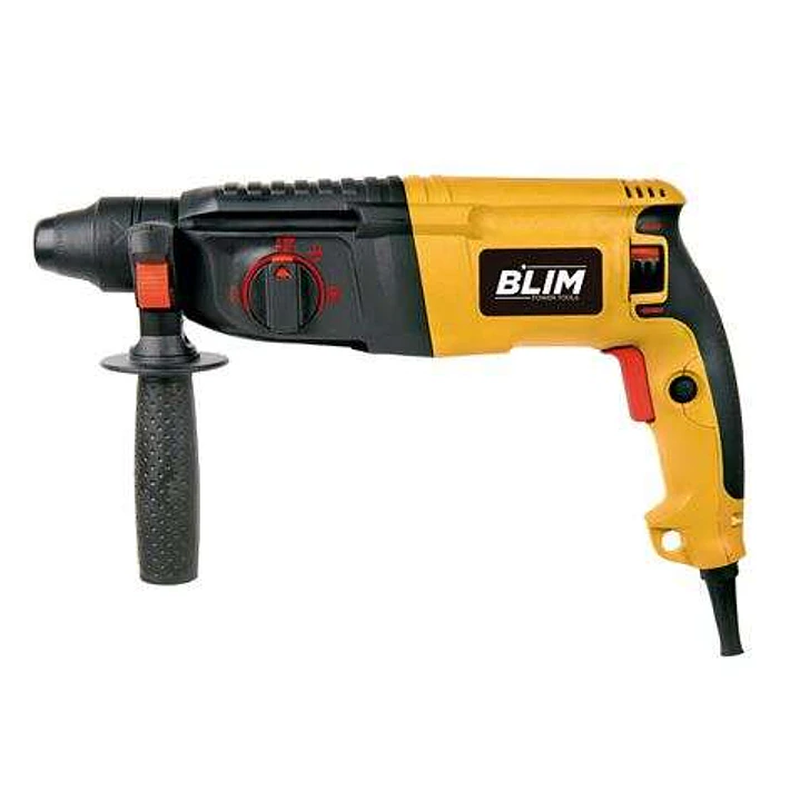 Blim Taladro SDS 800W 3 Julios - Funcion Martillo Percutor - Velocidad Regulable 0-1100rpm - Portabrocas Cambio Rapido SDS - Boton de Bloqueo - Incluy 1