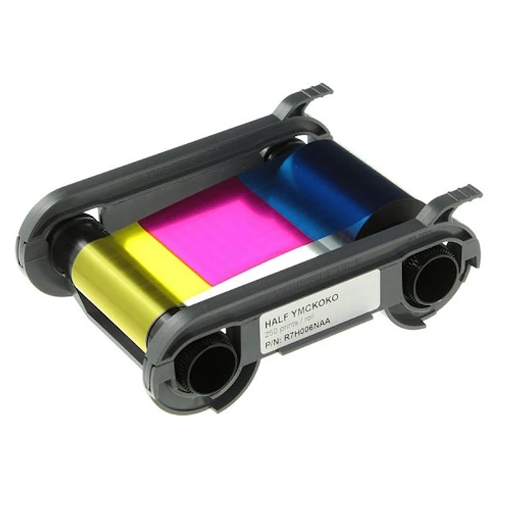 Evolis Cinta de Color Original (Semi-cinta, YMCKOKO) - R7H006NAA 1