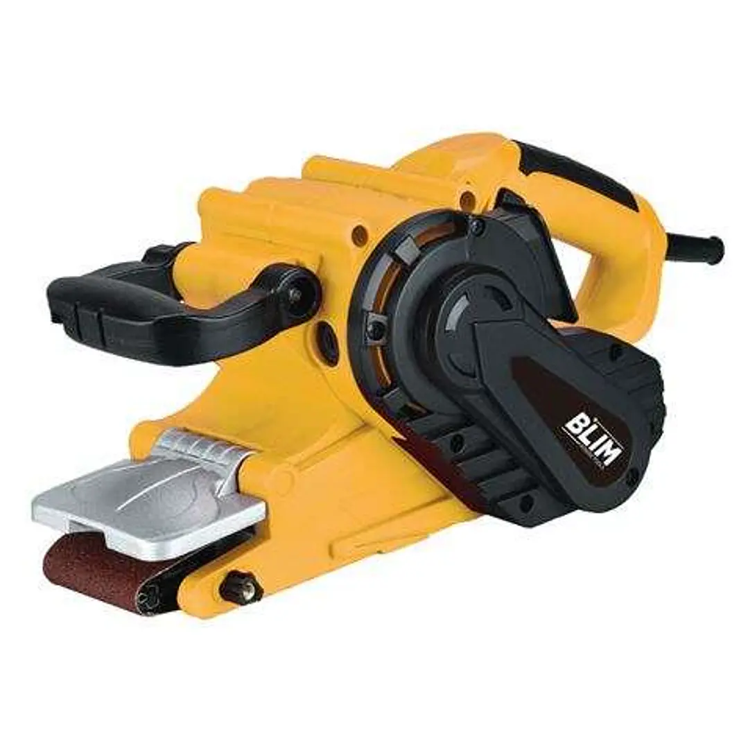 Blim Lijadora de Banda 76x533mm 1010W - Velocidad 120-380rpm - Salida de Extraccion del Polvo - Empuñadura Ergonomica - Cubierta de Seguridad 1