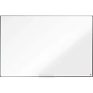 Nobo Essence Pizarra de Melamina 1500x1000mm - Marco de Aluminio Anodizado - Bandeja para Rotuladores - Color Blanco