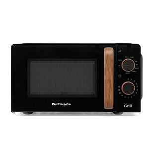 Orbegozo MIG 2140 Microondas Multifuncion - Capacidad 20L - Potencia 700W - Grill 900W - 5 Niveles de Potencia - Funcion Descongelacion - Temporizador