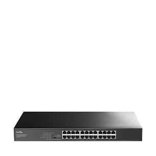 Cudy Switch Gigabit de 24 Puertos - Facil Administracion - Carcasa de Metal para Montaje en Rack - Plug and Play - Kit de Montaje en Rack Incluido - C