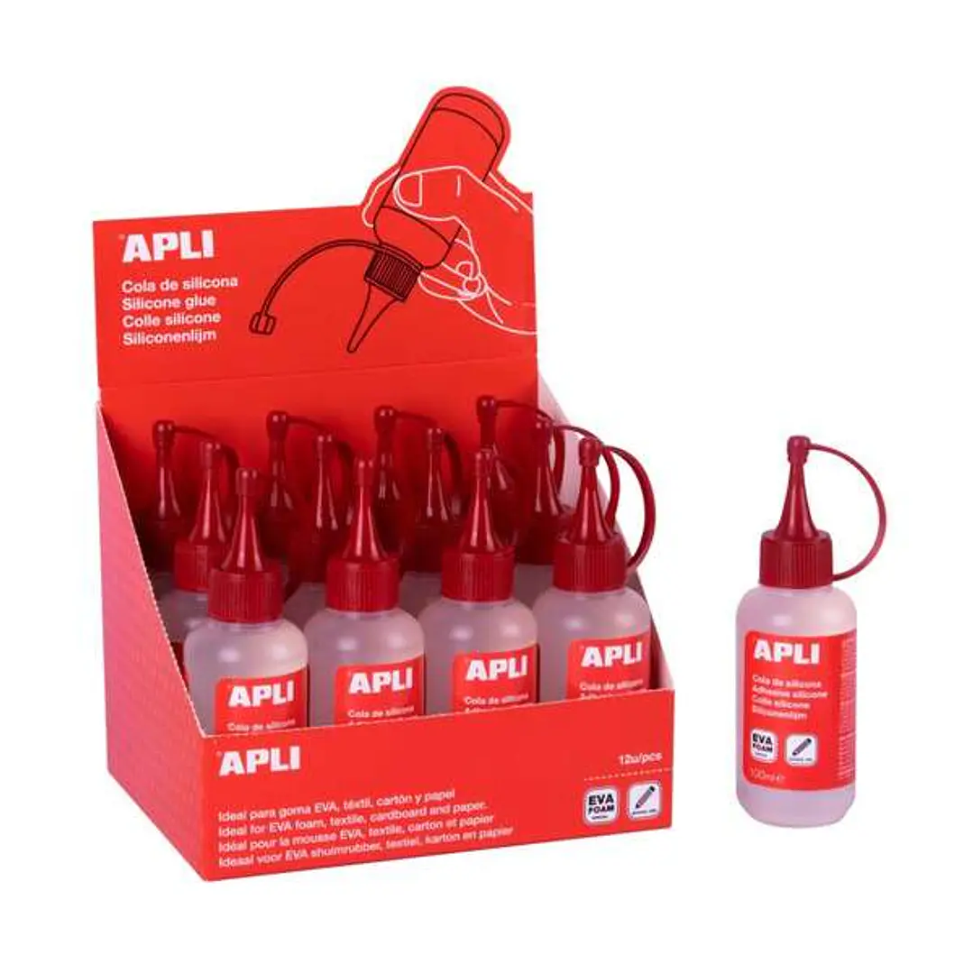 Apli Cola de Silicona 100ml - Sin Metanol - No Instantáneo 1