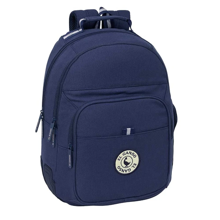 Safta el Ganso Jeans Mochila - Adaptable a Carro - Bolsillo Frontal - Portabotellas - Cremallera con Doble Tirador - Asa de Mano - Hombreras y Espalda 1