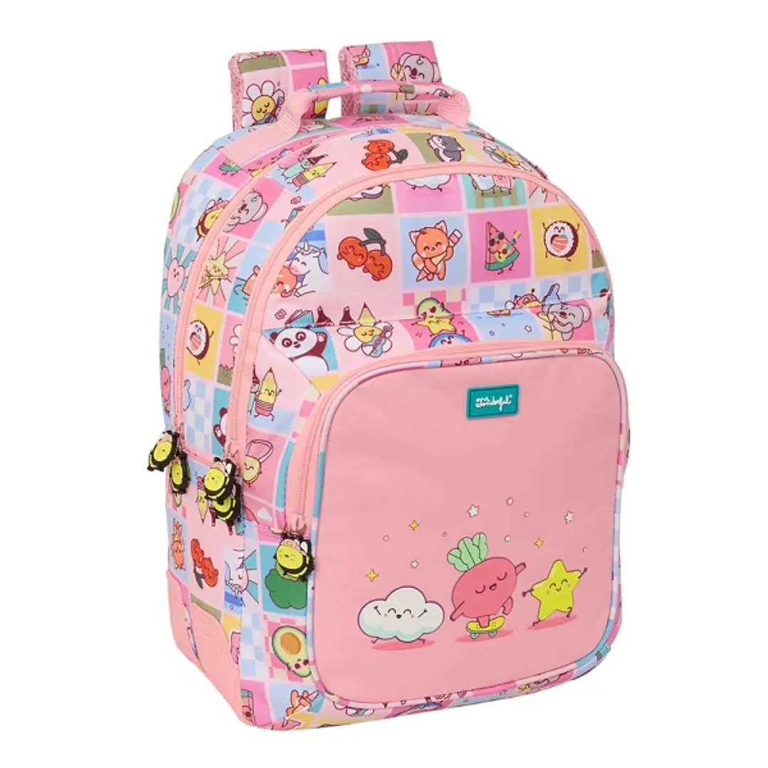 Safta Mr. Wonderful Comic Mochila - Adaptable a Carro - Bolsillo Frontal - Portabotellas - Cremallera con Doble Tirador - Asa de Mano - Hombreras y Es 1