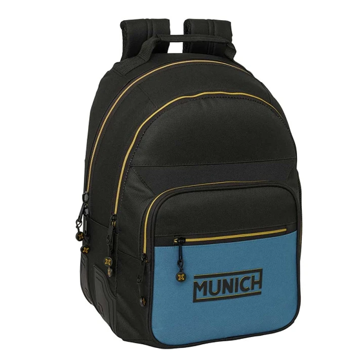 Safta Munich Mochila - Adaptable a Carro - Bolsillo Frontal - Portabotellas - Cremallera con Doble Tirador - Asa de Mano - Hombreras y Espalda Acolcha 1