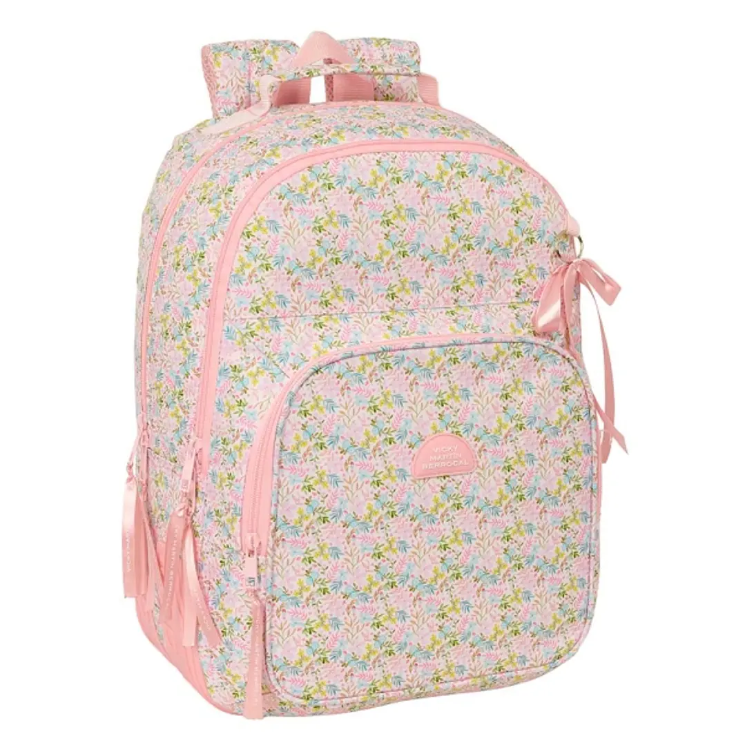 Safta Vmb Mochila con 2 Compartimentos - Cantoneras Antirozaduras - Adaptable a Carro - Bolsillo Frontal - Portabotellas - Tirador Doble - Hombreras E 1