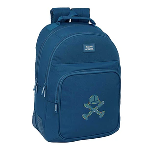 Safta Harper and Neyer Mochila con 2 Compartimentos - Antirozaduras - Adaptable a Carro - Portabotellas - Tirador Doble - Hombreras Ergonomicas - 20L 