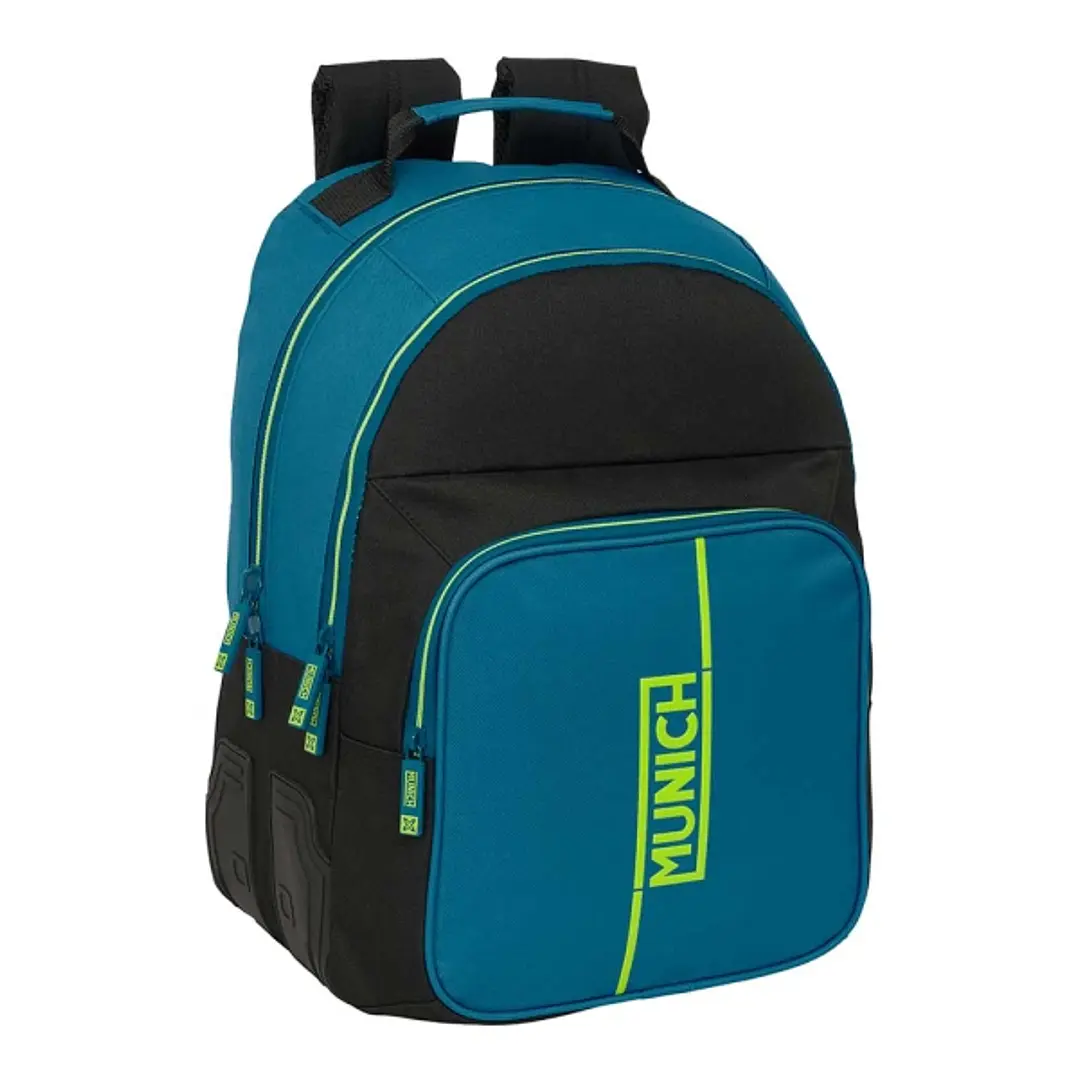 Safta Munich Land Mochila con 2 Compartimentos - Antirozaduras - Adaptable a Carro - Portabotellas - Tirador Doble - Hombreras Acolchadas - 20 L - 320 1