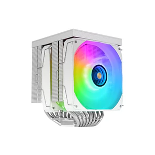 Mars Gaming MCPU-LCDPRO Disipador CPU - Potencia TDP hasta 380W - 8 Tubos - 2 Ventiladores PWM FDB de 120mm - 2300rpm - Pantalla LCD - Iluminacion ARG