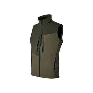 Upower Brio Chaleco de Trabajo Softshell - Talla 2XL - Repelente al Agua, Interior de Microfleece, Tecnologia de Grafeno, Multiples Bolsillos, Detalle