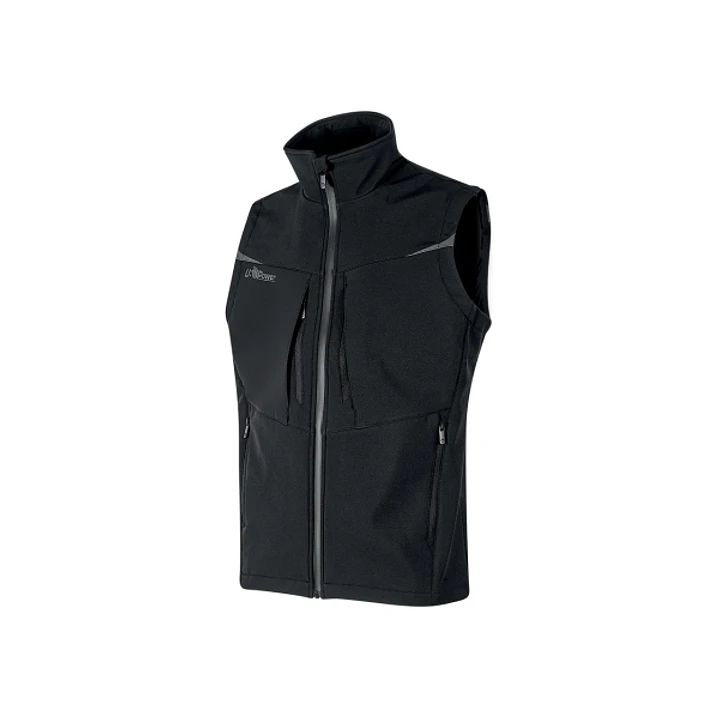 Upower Brio Chaleco de Trabajo Softshell Repelente al Agua - Talla XL - Tecnologia Grafeno, Ligero y Duradero, Multiples Bolsillos Practicos, Insertos 1