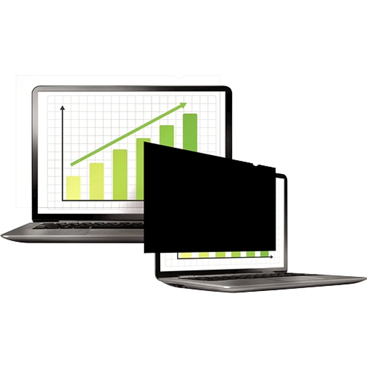 Fellowes Filtro de Privacidad para Pantalla - Vision Lateral Oscurecida Desde 30º - Protege de Polvo y Arañazos - Reduce Brillos - Facil de Colocar -  1