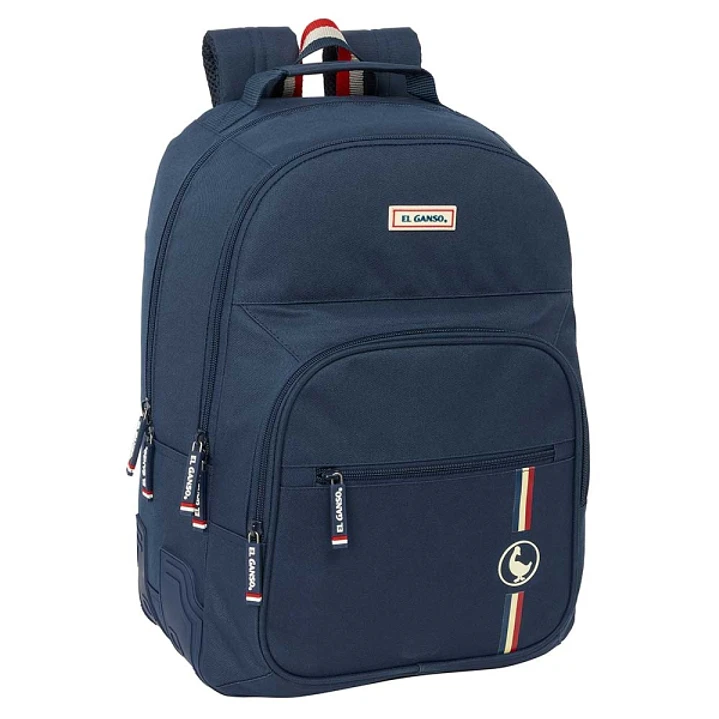 Safta el Ganso Eclipse Mochila con 2 Compartimentos - Cantoneras Antirozaduras - Adaptable a Carro - Bolsillo Frontal - Portabotellas - Hombreras Acol 1