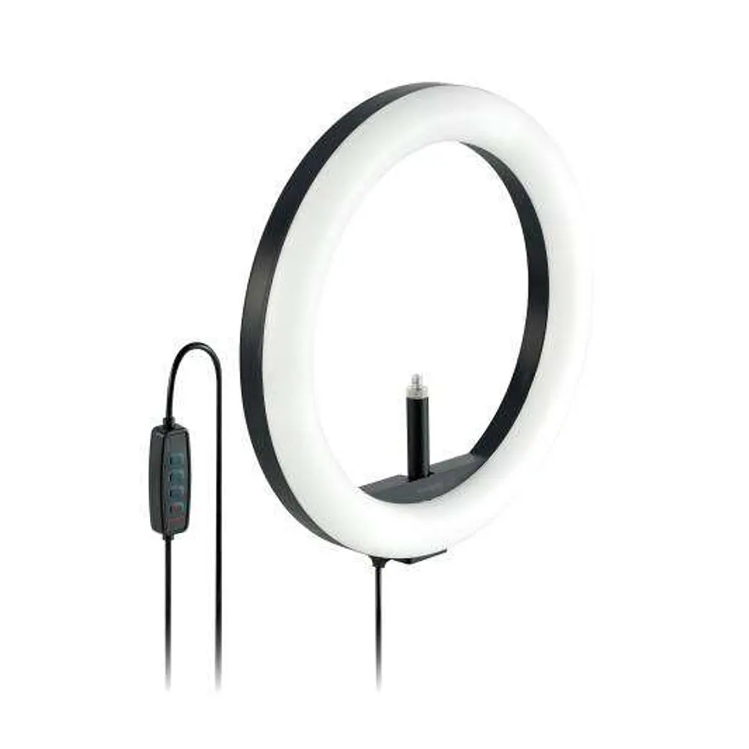 Kensington L1000 Anillo de Luz Bicolor para Videoconferencias - Iluminacion Perfecta - 96 Leds - Control de Brillo - sin Enchufe - Soporte para Webcam 1