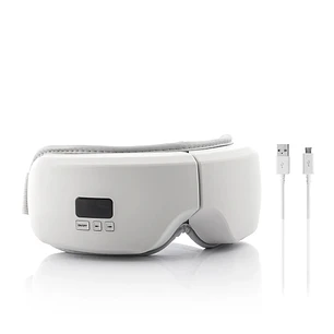 Innovagoods Eyesky Masajeador de Ojos con Compresion de Aire 4 en 1 - Bluetooth - Bateria 1000mAh - Recargable - Funcion Calor - 22x12.5x9cm - Color G