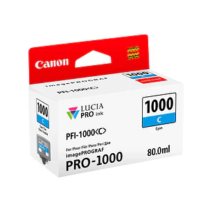 Canon PFI1000 Cyan Cartucho de Tinta Original - PFI1000C/0547C001