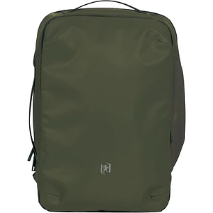 Oxford Identity Mochila Executive 18L - 2 Compartimentos y 12 Bolsillos - Bolsillo Antirobo - Asa Superio y Lateral - 42x32x13cm - Color Caqui