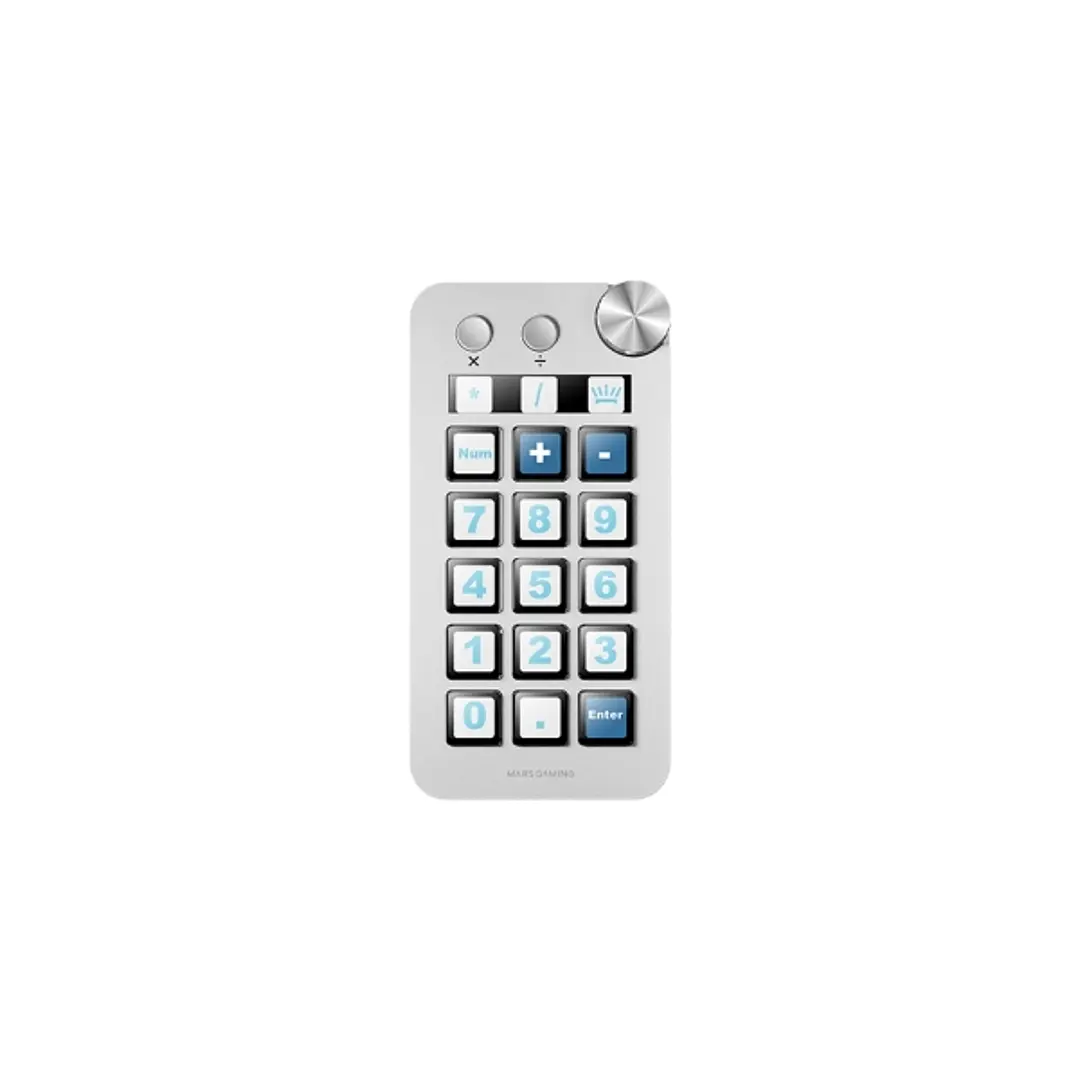 Mars Gaming MSD-NEO Dispositivo de Control para Retransmisiones/Streaming, Trabajo, Gaming - 15 Teclas LCD y 1 Boton Dual - 1 Rueda de Control - Softw 1