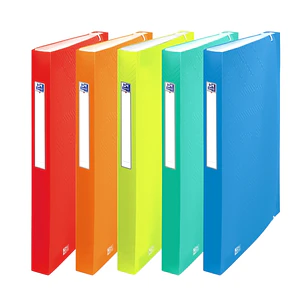 Oxford Urban A4+ Clasificador  de 8 Posiciones - Tapa de Plastico Translucido - Ideal para Organizar Documentos - Incluye Eiquetas para los Separadore