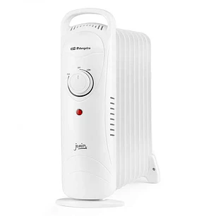 Orbegozo RO 1220 Radiador de Aceite Junior Compacto - Potencia 1200W - Termostato Regulable - Proteccion contra Sobrecalentamiento - Facil Manejo - As