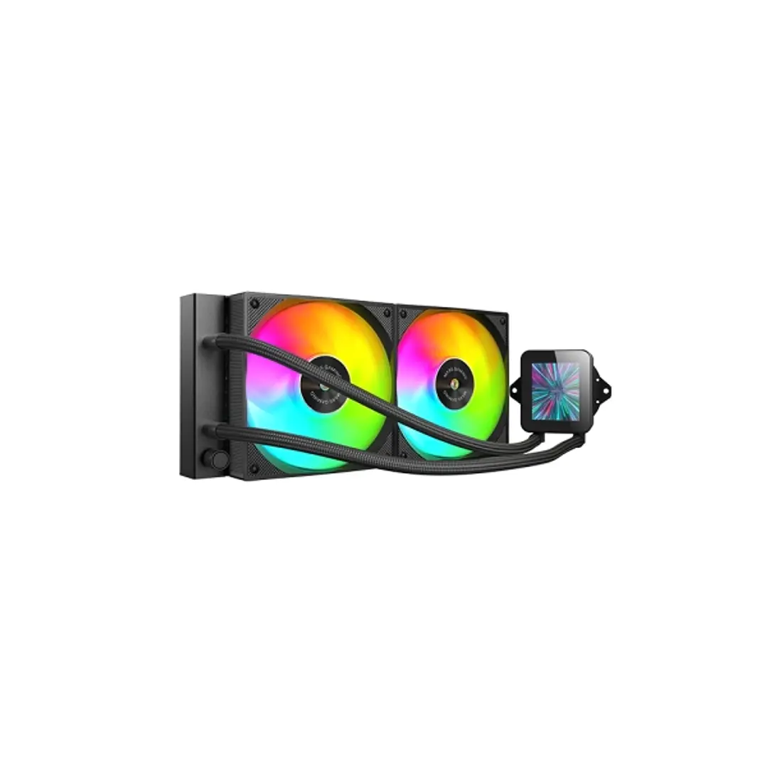 Mars Gaming ML-VISION240 Kit de Refrigeracion Liquida - Potencia 500W - Iluminacion ARGB - Bomba Opti-Chamber - Pantalla LCD - Color Negro 1