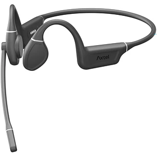 Axtel Aura Pro Auricular Condccion Osea con Microfono Bluetooth - 6 Horas de Autonomia en Conversacion - Cancelacion de Ruido - Estructra de Titanio