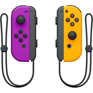 Nintendo Set de 2 Mandos Joy-Con Izquierdo/Derecho para Nintendo Switch - Autonomia hasta 20h - Vibracion HD - Sensor de Movimiento y Acelerometro - B