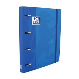 Oxford Touch A4+ Europeanbinder - Tapa Extradura Resistente - Lomo de 45mm - Anillas 4Dx35mm - Incluye Recambio 5x5 - Color Denim