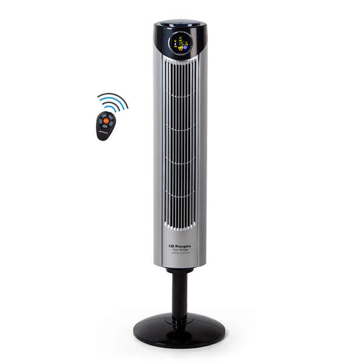 Orbegozo TWM 1015 Ventilador de Torre Ionico Oscilante - Potente Caudal de Aire - Display Digital - Mando a Distancia - Practico y Funcional 1