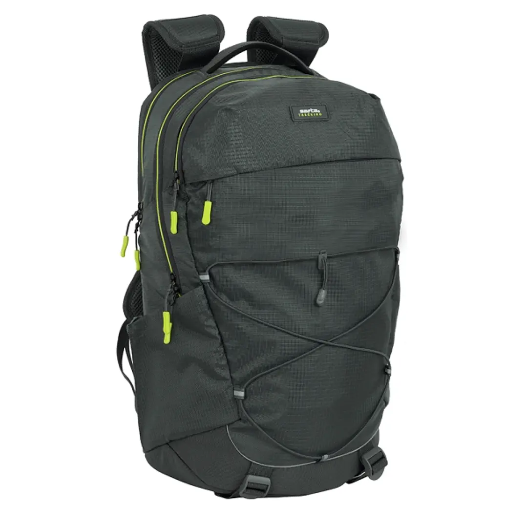 Safta Trekking Mochila - Cintas con Broche PVC - Compartimento para Portatil - Cintas para Esterilla - Espalda Acolchada - Material Repelente Agua - 3 1