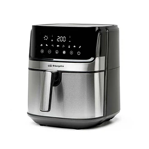 Orbegozo FDR 6510 Freidora sin Aceite Saludable - Capacidad 6.5L - Potencia 1700W - 8 Programas de Coccion - Pantalla LED Tactil - Sistema de Segurida