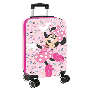 Safta Minnie Mouse Naive Maleta Trolley de Cabina 20 - Cierre con Candado - Interior con Bolsillos - Ruedas Giratorias 360° - Ajustable - 40.1L - 345
