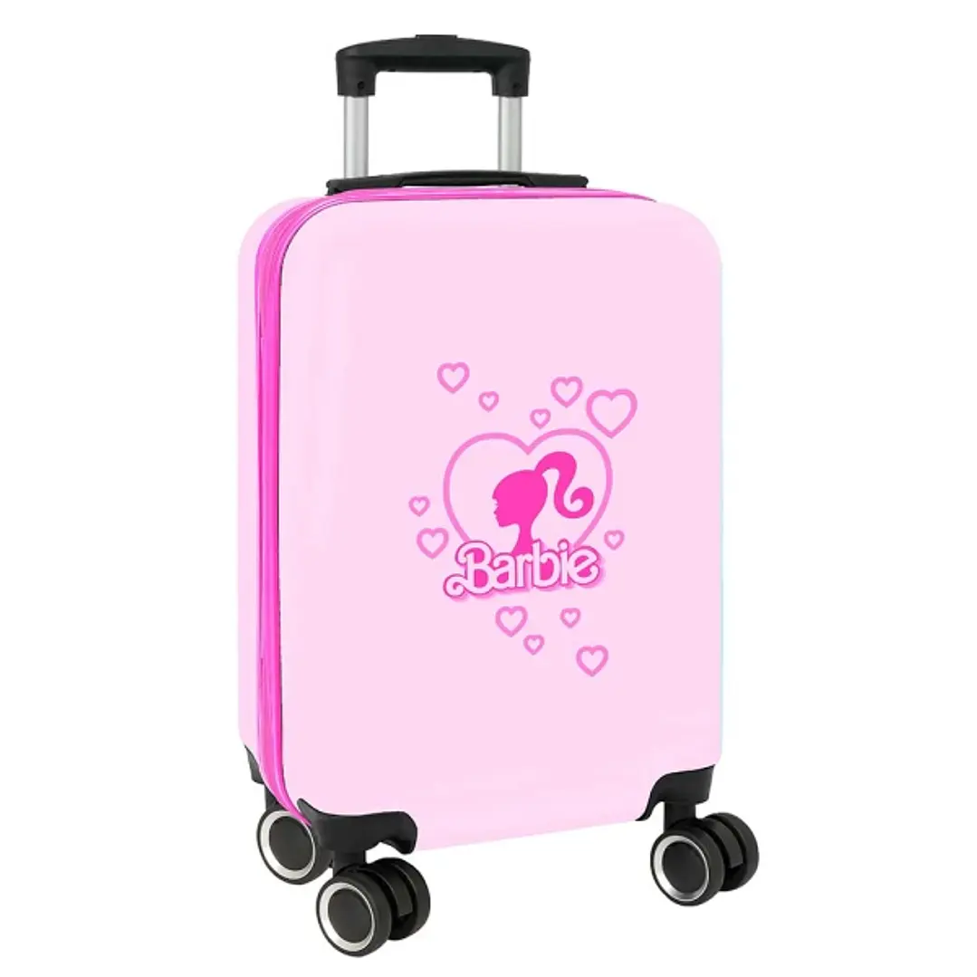 Safta Barbie Painterly Maleta Trolley de Cabina 20 - Cierre con Candado - Interior Forrado - Asa Flexible de PVC - Ruedas Giratorias - Ajustable - 40 1