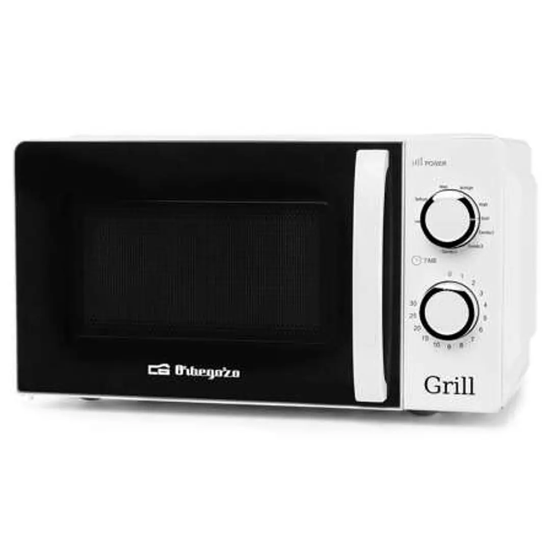Orbegozo MIG 2130 Microondas Multifuncion - Capacidad 20L - Potencia 700W - Grill 900W - 5 Niveles de Potencia - Funcion Descongelacion - Temporizador 1