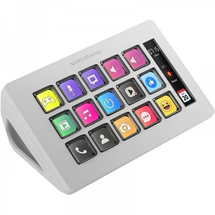 Mars Gaming MSD-ONE Dispositivo Compacto - Pantalla LCD Ampliada - Software Personalizable - Compatible con Windows y Mac - Ideal para Streaming y Gam
