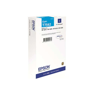 Epson T7562 Cyan Cartucho de Tinta Original - C13T756240/C13T75624N