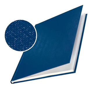 Leitz Tapas Rigidas Impressbind - 10,5mm - Estructura de Lino - Encuadernacion de Alta Calidad - Azul