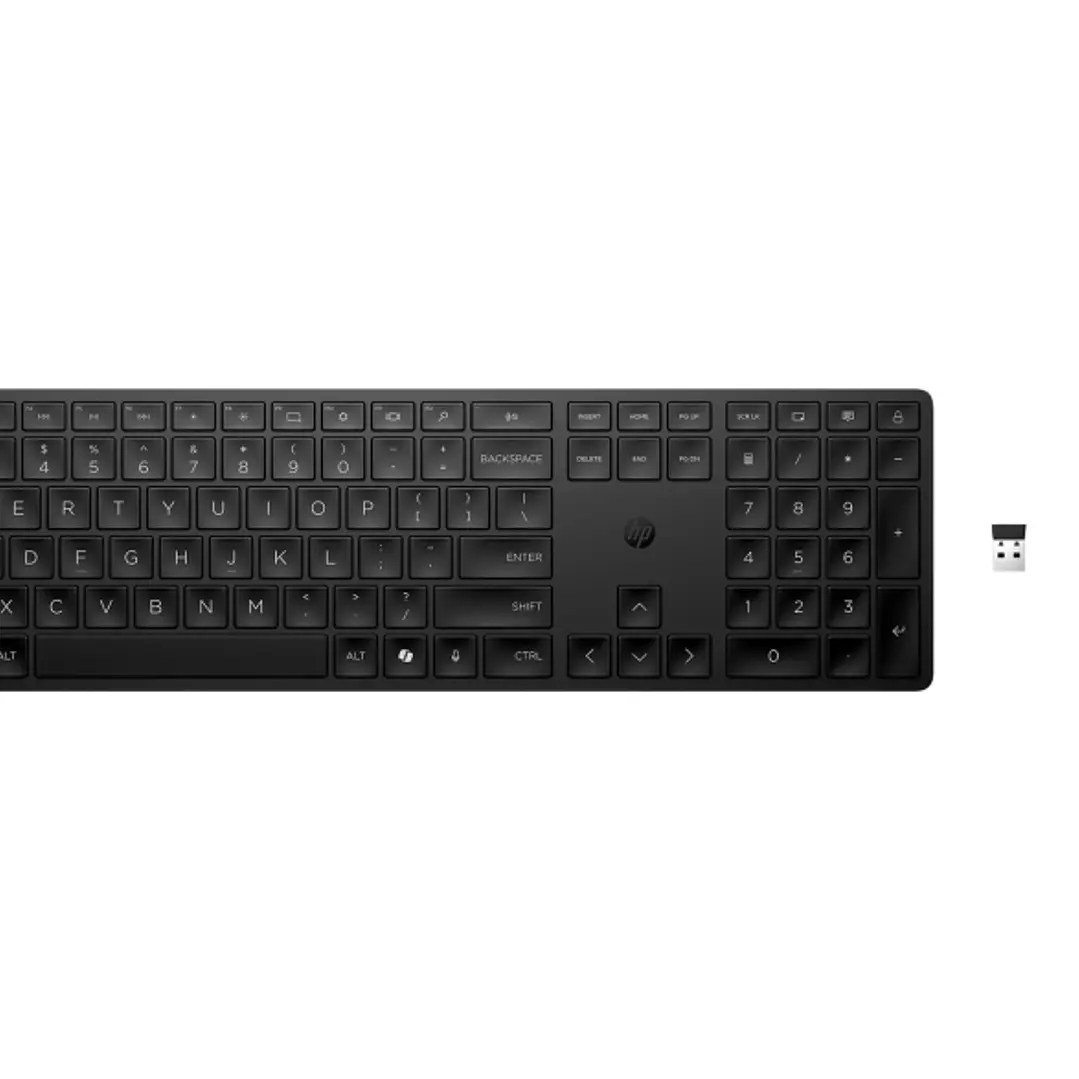 HP 655 Combo Teclado y Raton Inalambricos 2.4GHz - 24 Teclas Programables  Raton Optico Multi?Superficie 4000 DPI - Teclas Silenciosas - Diseño Ergono 1