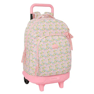 Safta VMB Mochila con Carro - Extraible - Bolsillo Frontal - Portabotellas - Tirador Doble - Hombreras Acolchadas - Asa Acolchada - Tarjeta ID - Base 
