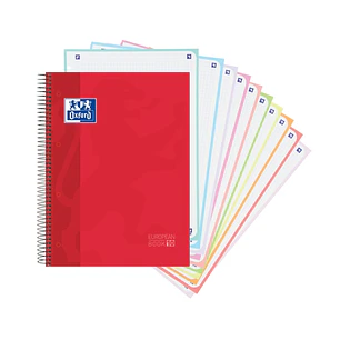 Oxford School Classic A4+ Europeanbook - Tapa Extradura - 150 Hojas - Color Rojo