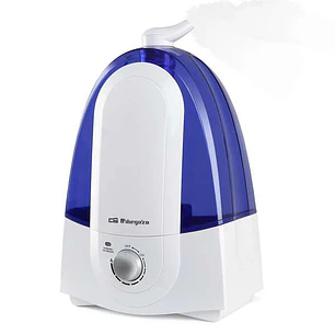 Orbegozo HU 2050 Humidificador Ultrasonico - Regula Humedad y Purifica el Aire - Silencioso - Vapor Frio - Autonomia 17H - Capacidad 52L - Doble Salid