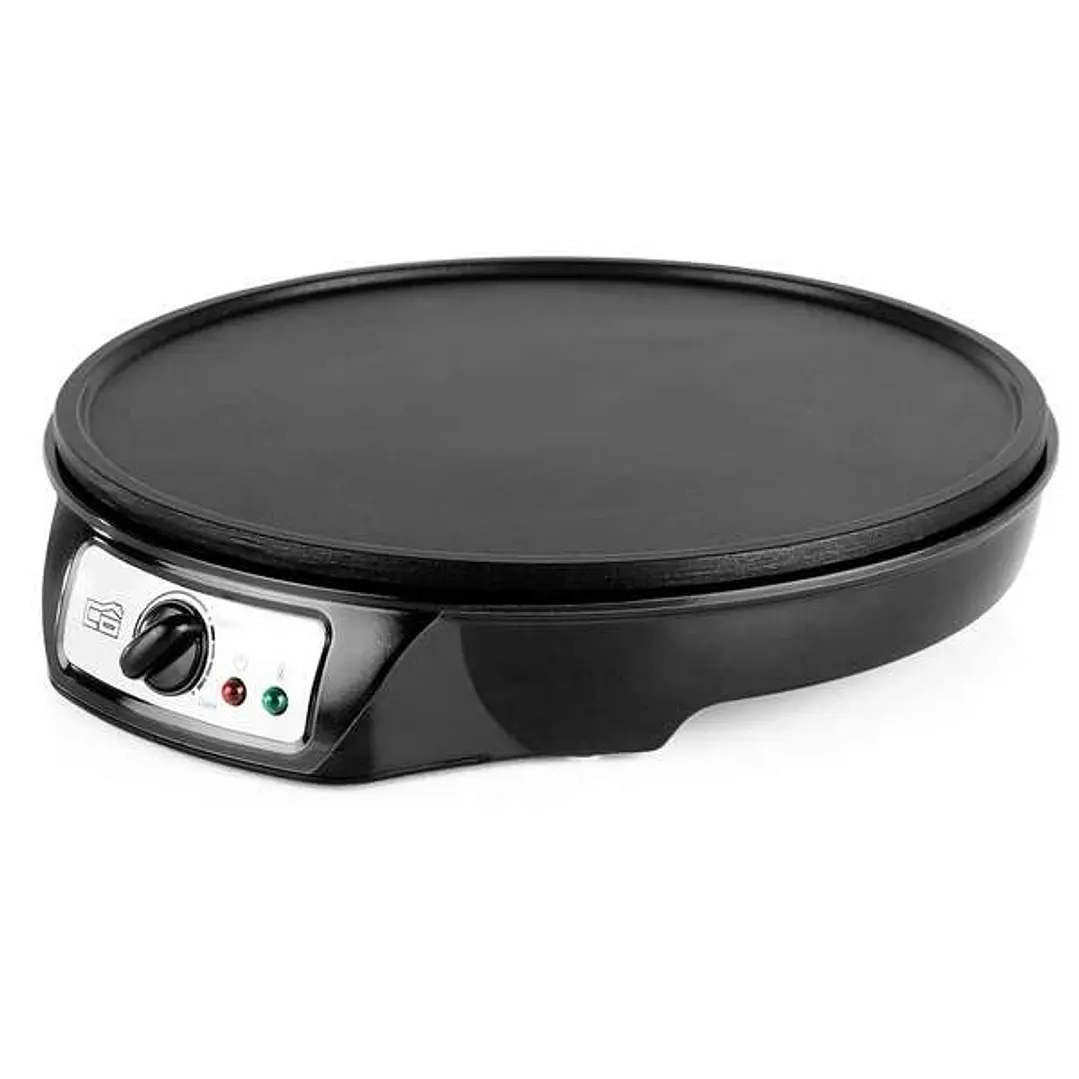 Orbegozo Crepera CM 2360 Maquina para Crepes Versatil y Facil de Usar - Superficie Antiadherente - Temperatura Ajustable - Luces Indicadoras - Pies An 1