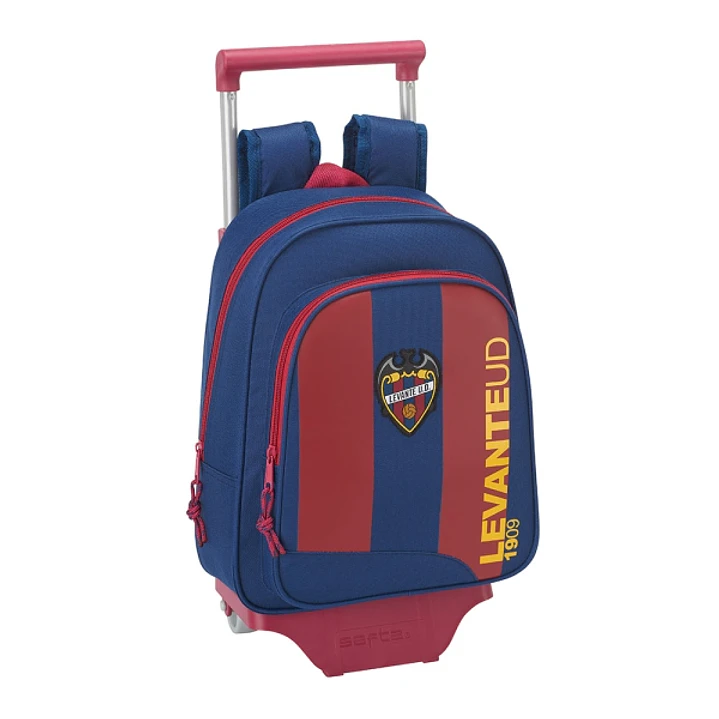 Safta Levante U.D. Mochila con Carro - Hombreras Acolchadas - Bolsillo Frontal - Asa Superior - Mochila Extraible - Carro Resistente - 10L - 70x100x33 1