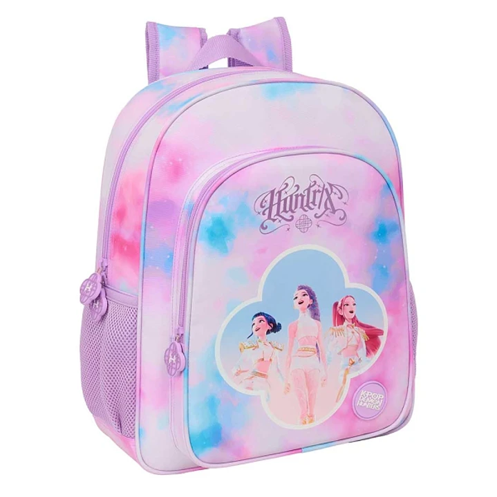 Safta K-Pop Demon Hunters Artist Mochila - 15L - Adaptable a Carro - Bolsillo Frontal - Portabotellas - Cremallera con Doble Tirador - Asa - Hombreras 1